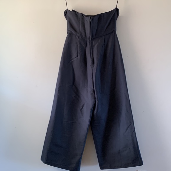 Chicwish jumpsuit. Size L. Navy. - Picture 2 of 6